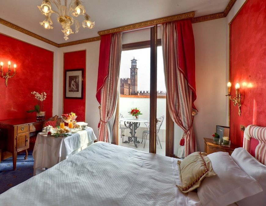 Due Torri Hotel Verona Habitación foto